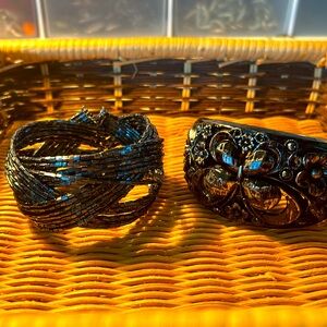 2/$12 Black Bracelets Set